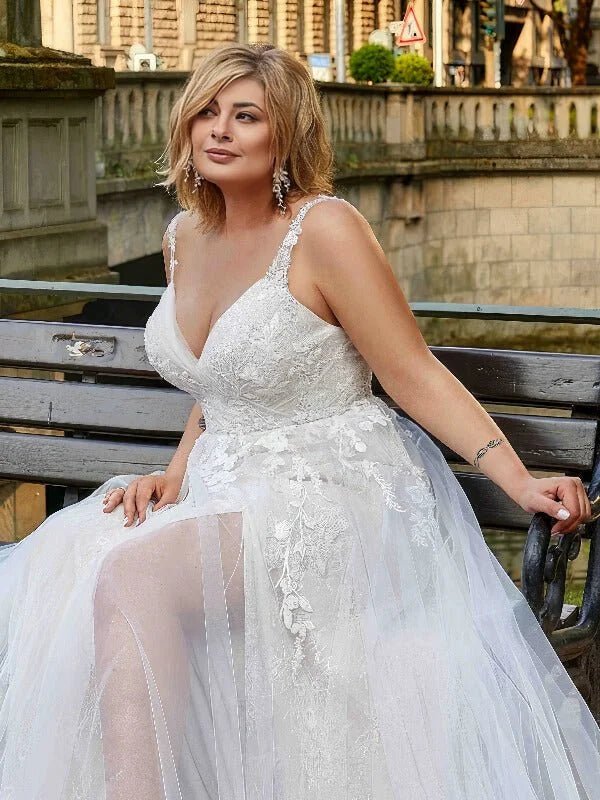 Robes de Mariée Curvy Dentelle