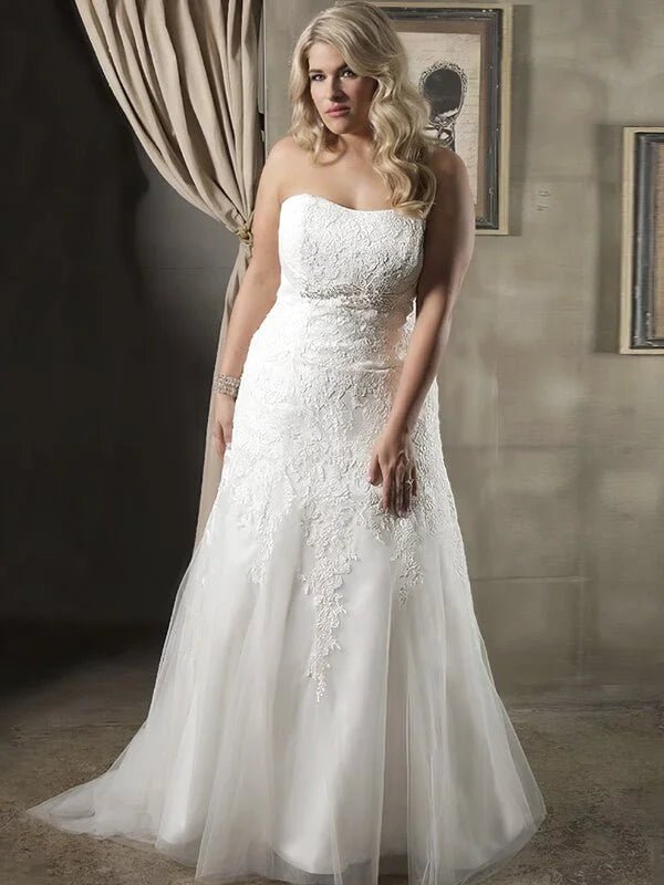 Robes de Mariée Femme Ronde - Vue principale