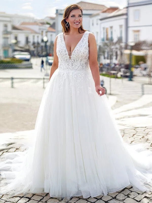 Style de Robe de Mariee pour Femme Ronde