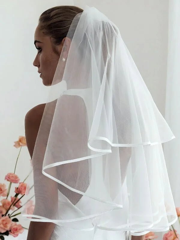 Voile De Mariée Court - Bride To Be - Accessoire Pour Enterrement De Vie De Jeune Fille - 70x60 Cm - 2