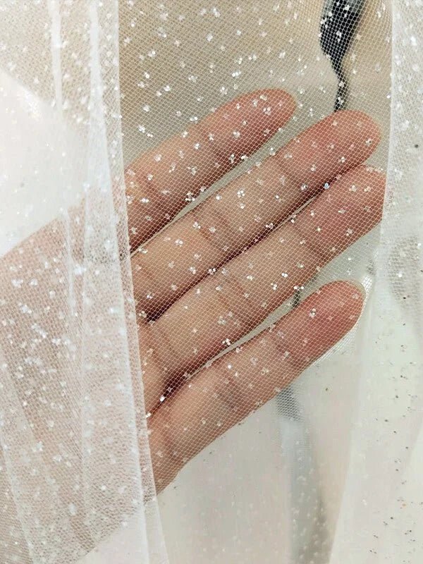 Voile mariée paillettes hotsell