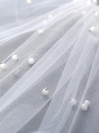 Thumbnail for Voile de mariée avec des perles